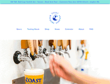 Tablet Screenshot of coastbrewing.com